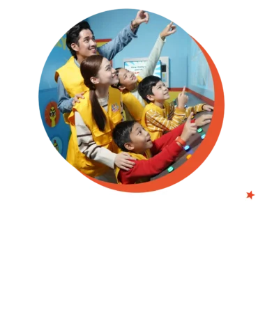 Family looks happy in spy game junior