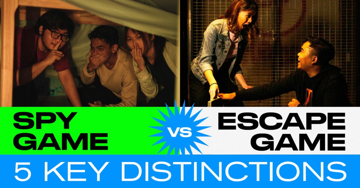 Spy Game vs Escape Game 5 Key Distinctions