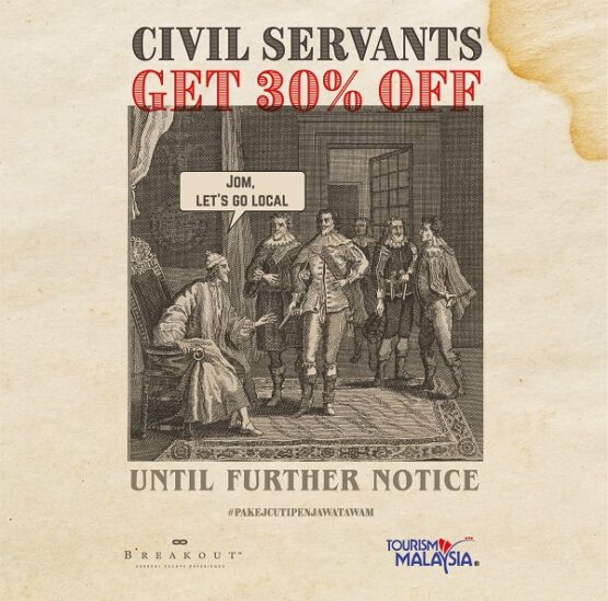 Breakout - Civil Servant 30% Off poster