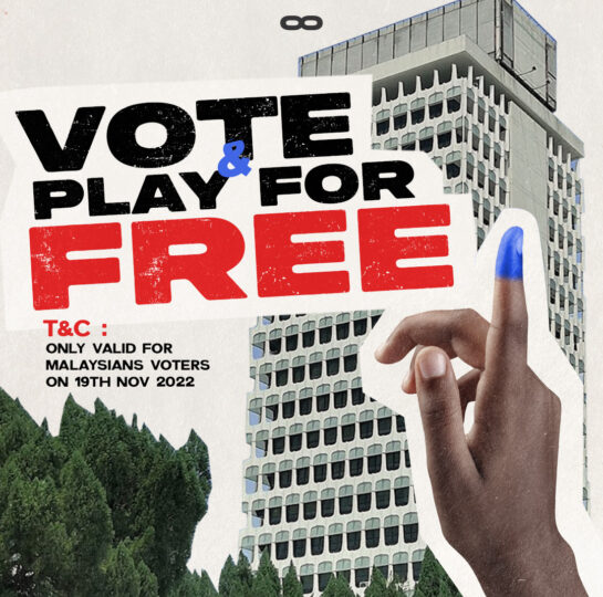 Breakout GE15 promo play for free when you vote