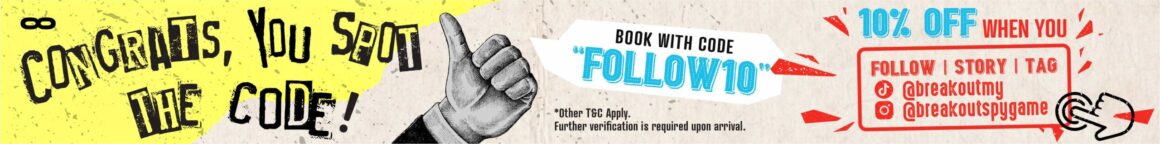 Follow for 10 breakout discount