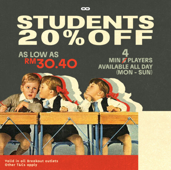 Breakout Student Price Feb 2023 20% off